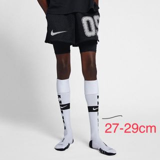 オフホワイト(OFF-WHITE)のNIKE OFF-WHITE サッカーソックス 27-29cm オフホワイト(ソックス)