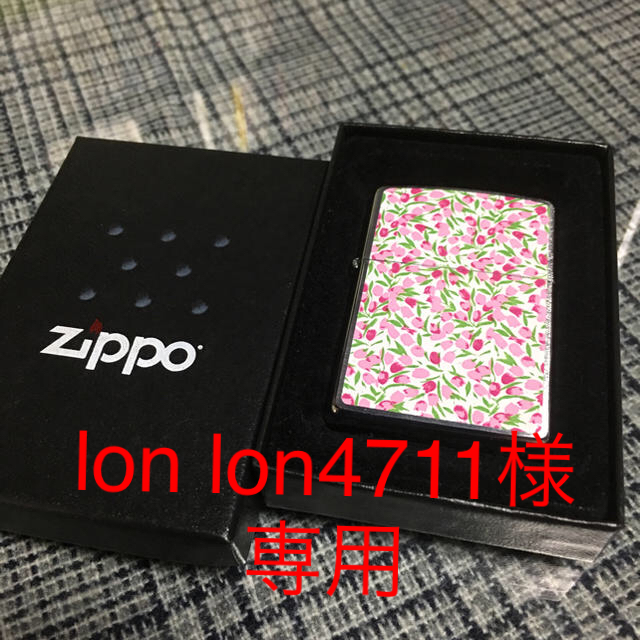 ZIPPO(ジッポー)のzippo  小花シリーズ 美品 メンズのファッション小物(タバコグッズ)の商品写真