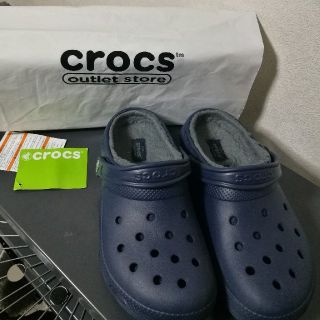 クロックス(crocs)のクロックスブルーシューズ(ローファー/革靴)