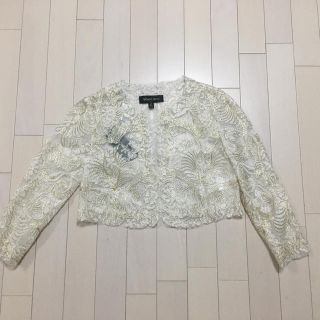 タダシショウジ(TADASHI SHOJI)の【Erina様専用】US2 タダシショウジ レース エンブロイダリー ボレロ(ボレロ)