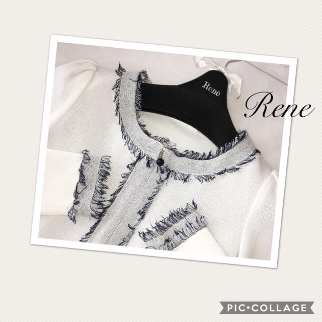 René(ルネ)のりん様ご専用♡美品♡Rene ルネ ジャケット カーディガン Wジップ レディースのジャケット/アウター(ノーカラージャケット)の商品写真