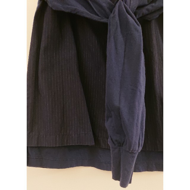 NEIL BARRETT(ニールバレット)のNeil Barrett ◯ アシンメトリースカート ◯ ネイビー ◯ レディースのスカート(ひざ丈スカート)の商品写真