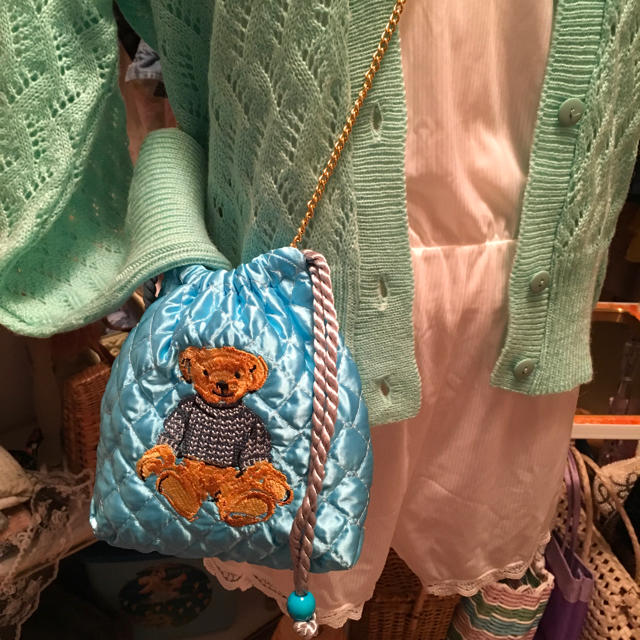 Lochie(ロキエ)の🔻vintage bear quilting pochette🐻🐻🐻 レディースのバッグ(ショルダーバッグ)の商品写真