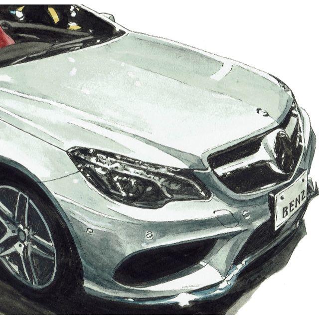 GC-1368 M BENZ E250限定版画 直筆サイン額装●作家 平右ヱ門 3