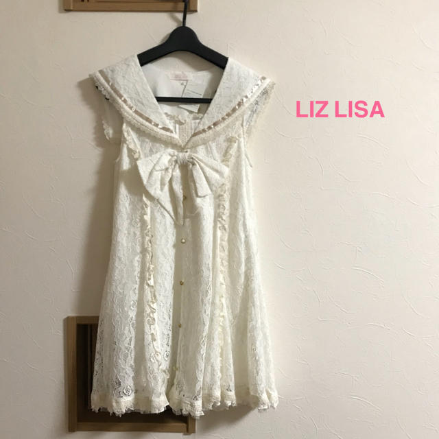 LIZ LISA(リズリサ)のリズリサ LIZ LISA セーラーカラーワンピース ノースリーブ レディースのワンピース(ミニワンピース)の商品写真