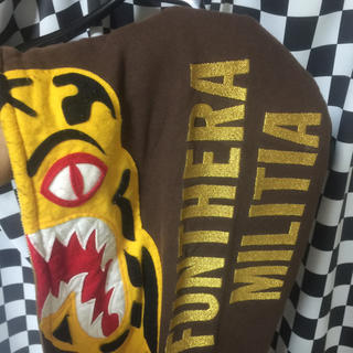 アベイシングエイプ(A BATHING APE)のエイプ★タイガーパーカー！レア！ブラウン★(パーカー)