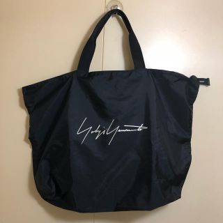 ヨウジヤマモト(Yohji Yamamoto)の良品 ヨウジヤマモト サインロゴ ロゴ入り ビッグサイズ バッグ(トートバッグ)