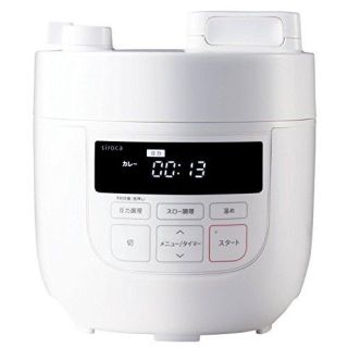 siroca シロカ 電気圧力鍋 SP-D131 ホワイト(調理機器)