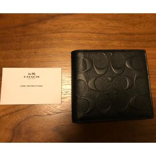 コーチ(COACH)の新品 最終値下げ COACH 二つ折り財布 正規品(折り財布)