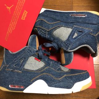 ナイキ(NIKE)のAIR JORDAN 4 RETRO LEVI'S NRG 28.5 10.5(スニーカー)