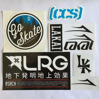 エルアールジー(LRG)のスケートボードステッカーセット スケボーステッカーセットlrg lakai(スケートボード)