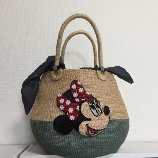 週末限定セール☆美品☆ビームスボーイ♡ディズニー♡ミニー♡カゴバッグ-