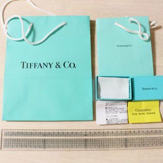 ティファニー(Tiffany & Co.)のTiffany & Co. ティファニー 　空き箱　紙袋　大小2枚　中古(小物入れ)