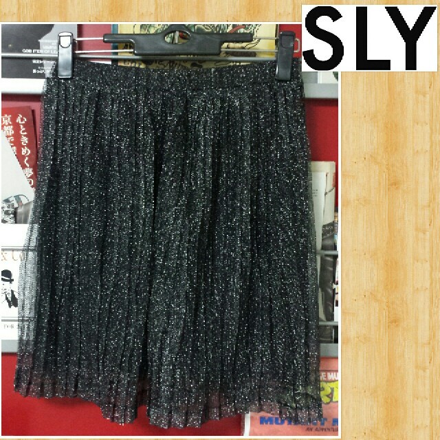 SLY(スライ)の購入6825円 SLY スライ 新品 プリーツスカート ワンサイズ レディースのスカート(ミニスカート)の商品写真