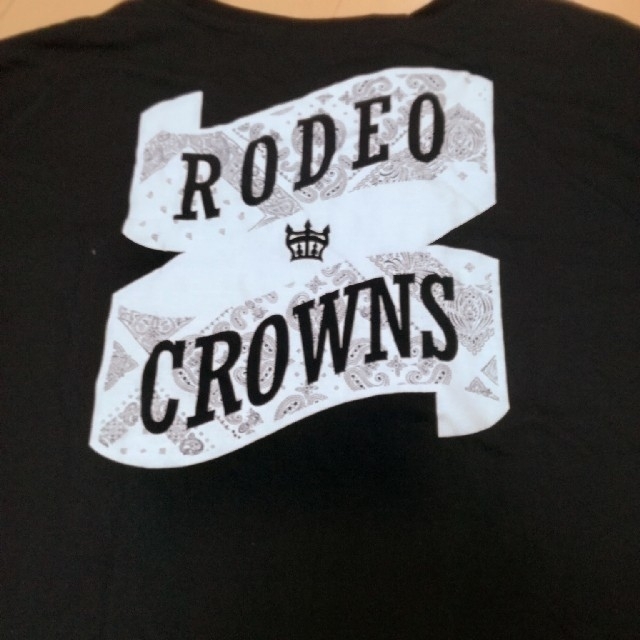 RODEO CROWNS(ロデオクラウンズ)のロデオクラウンズ　バンダナ柄Tシャツ　新品　アングリッド　Xgirl　RCWB  レディースのトップス(Tシャツ(半袖/袖なし))の商品写真