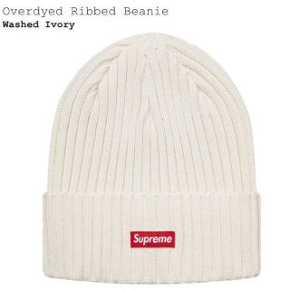 シュプリーム(Supreme)のs Supreme Beanie Washed ビーニー 白 国内正規(ニット帽/ビーニー)