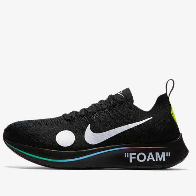 本日限定価格 25cm nike offwhite ズームフライ マーキュリアルblackサイズ