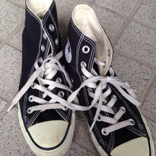 コンバース(CONVERSE)のコンバースオールスター黒ハイカット24(スニーカー)