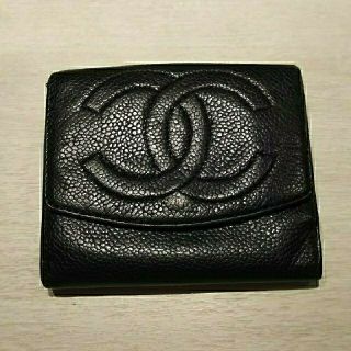 シャネル(CHANEL)の★訳あり★シャネルキャビアスキンWホック財布(財布)