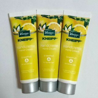 クナイプ(Kneipp)のクナイプ ハンドクリーム グレープフルーツの香り他 ミニサイズ 4個セット
(ハンドクリーム)