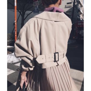 アメリヴィンテージ(Ameri VINTAGE)のoppo様専用 SEE THROUGH BACK PLEATS TRENCH(トレンチコート)