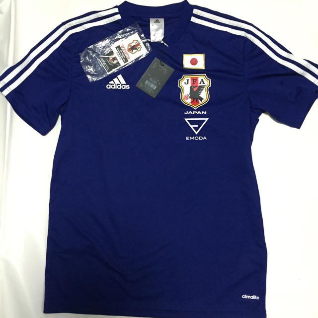 EMODA(エモダ)のレア EMODA×アディダス JFA JAPAN サッカーT コラボ スポーツ/アウトドアのサッカー/フットサル(ウェア)の商品写真