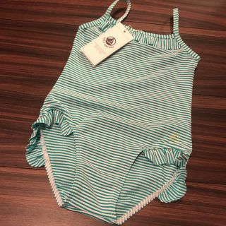 プチバトー(PETIT BATEAU)の【tipe様ご専用】プチバトー 18SSシアサッカーワンピース水着 24m 新品(水着)