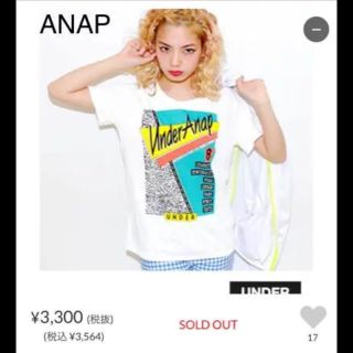 アナップ(ANAP)の新品 UNDER☆ANAP  90sプリントtシャツ (Tシャツ(半袖/袖なし))