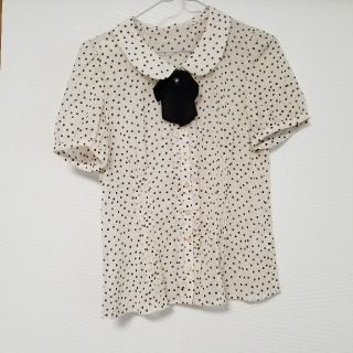 レッセパッセ(LAISSE PASSE)のレッセパッセ☆ドットブラウス新品(シャツ/ブラウス(半袖/袖なし))