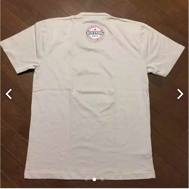バリ【新品】ビンタンビールTシャツ メンズ グレージュ⁉︎ メンズのトップス(Tシャツ/カットソー(半袖/袖なし))の商品写真