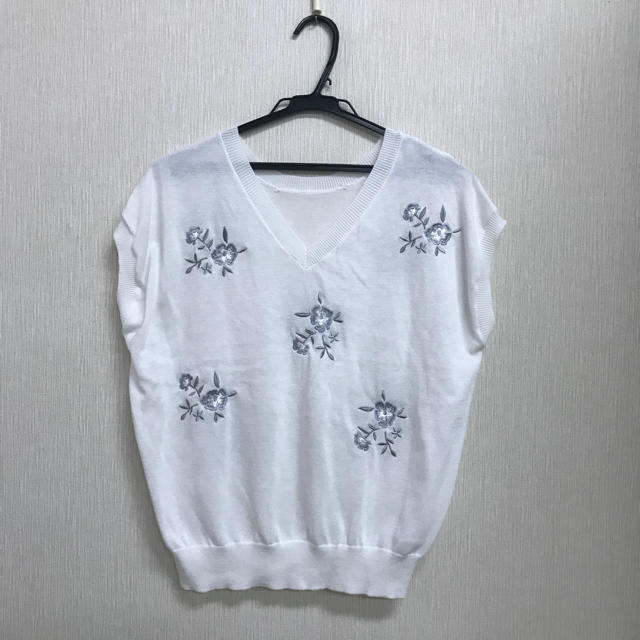 pour la frime(プーラフリーム)の刺繍トップス レディースのトップス(カットソー(半袖/袖なし))の商品写真