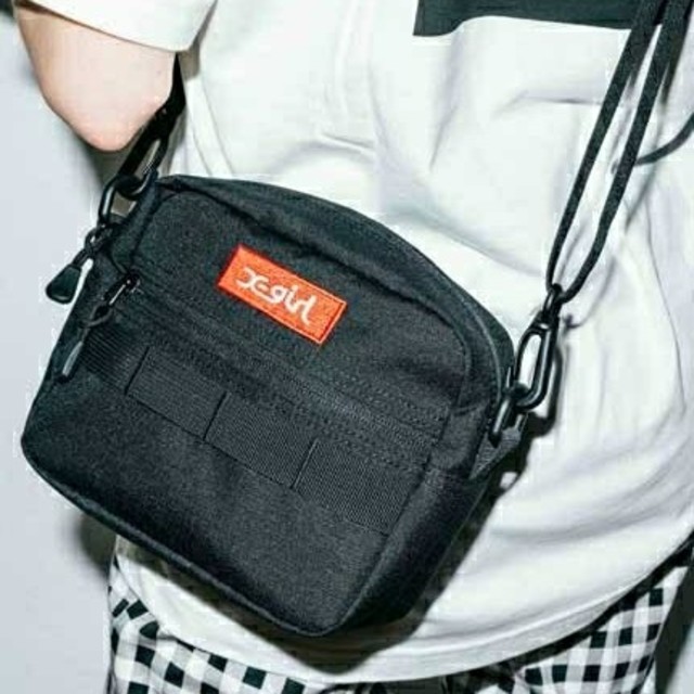 X-girl(エックスガール)の即日発送可！x-girl BOX LOGO SHOULDER BAG レディースのバッグ(ショルダーバッグ)の商品写真