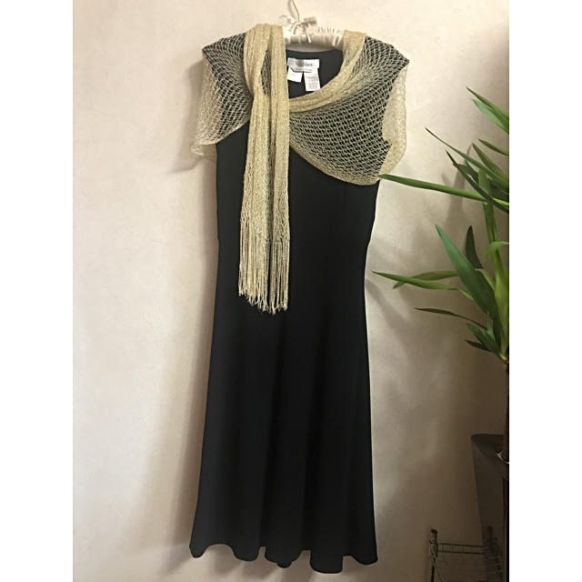 Max Mara - ルキ様 専用MaxMara白タグ 黒ワンピース・ラメストール
