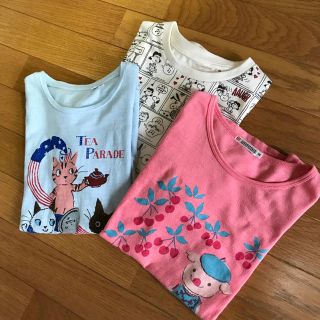 ユニクロ(UNIQLO)のUNIQLO＊Tシャツ3枚セット【150】(Tシャツ/カットソー)