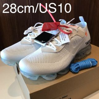 ナイキ(NIKE)の込28 TEH 10 VAPORMAX FK OFF-WHITE オフホワイト(スニーカー)