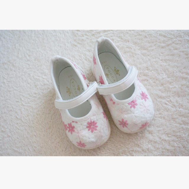 【TOCCA】baby FLOWER シューズ 13㎝