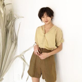 トゥデイフル(TODAYFUL)のCollarless Voile Shirts(シャツ/ブラウス(半袖/袖なし))