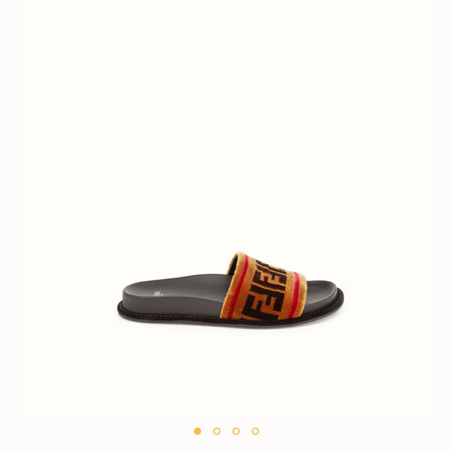 本物の FENDI - メンズ FENDI サンダル マルチカラーファブリック サンダル 本物の FENDI - メンズ FENDI サンダル マルチカラーファブリック サンダル