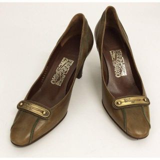 サルヴァトーレフェラガモ(Salvatore Ferragamo)のフェラガモ パンプス ハイヒール 7cmヒール 中古(ハイヒール/パンプス)