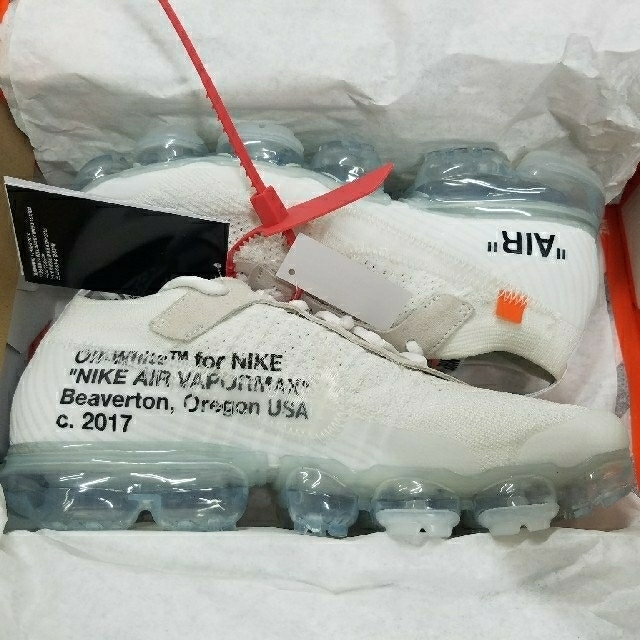 OFF-WHITE(オフホワイト)の☆Off-White NIKE AIR VAPORMAX WHITE☆ メンズの靴/シューズ(スニーカー)の商品写真