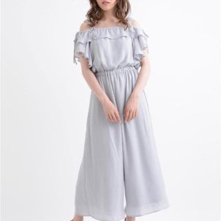 マジェスティックレゴン(MAJESTIC LEGON)の【美品】MAJESTIC LEGON 2WAYフリルオールインワン(オールインワン)