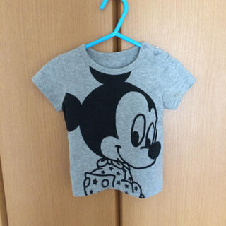 ディズニー(Disney)の【新品未使用】mickeyTシャツ 60〜70サイズ(Ｔシャツ)