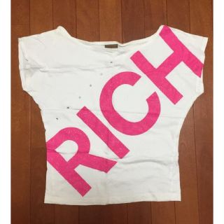 RICHMOND DENIM - Rich Mondリッチモンド☆ラインストーンロゴTシャツ