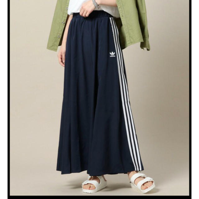 adidas(アディダス)の希少♡S❇︎ adidas BEAUTY&YOUTH コラボ ロングスカート レディースのスカート(ロングスカート)の商品写真