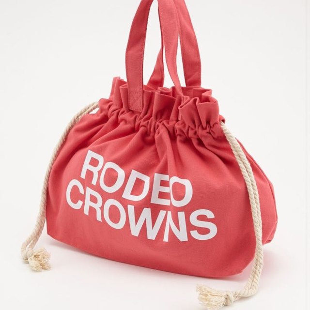 RODEO CROWNS(ロデオクラウンズ)のロデオクラウンズ☆ 巾着トートバック ピンク 新品 レディースのレディース その他(その他)の商品写真