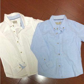 ザラキッズ(ZARA KIDS)のZARA boys シャツ2枚セット 5〜６歳(ブラウス)