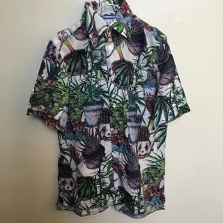 ポールスミス(Paul Smith)のPaul Smith     総柄シャツ   ボタニカル 半袖(シャツ)