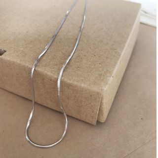 silver 925 snake chain necklace(ネックレス)