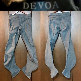 デヴォア(DEVOA)の【美品 定価3.3万円超】DEVOA（デヴォア）マーメイドデニムパンツ(デニム/ジーンズ)