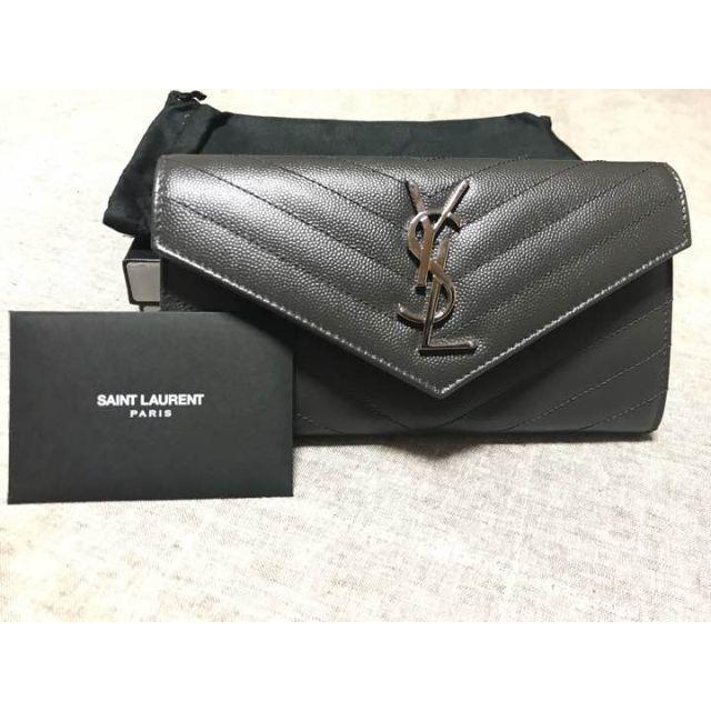 YVES SAINT LAURENT】イブサンローラン 長財布 - www.glycoala.com